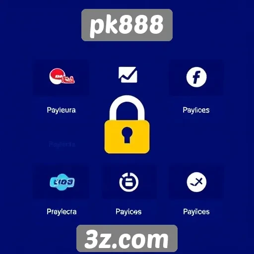 Opções de pagamento disponíveis no pk888